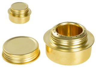 Piec alkoholowy 7,0 * 5,3cm / piec spirytusowy (palnik) / lekki składany przenośny piec wykonany z aluminium