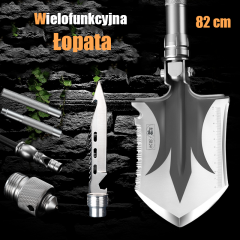 Wielofunkcyjna saperka samochodowa wojskowa (multitool) składana 82 cm