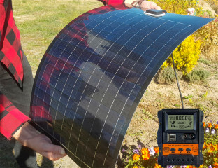 Elastyczny panel słoneczny 20W 18V z kontrolerem PWM 12V