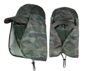 Czapka taktyczna z ochroną UV Samurai, khaki