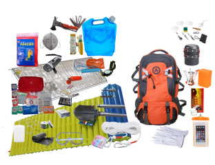Zestaw survivalowy "Standard " dla 1 osoby, Orange
