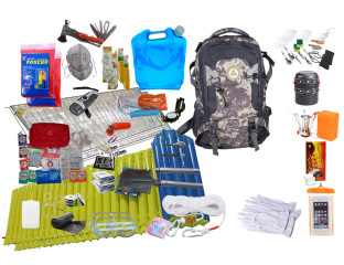 Zestaw survivalowy "Standard" dla 2 osób, Khaki