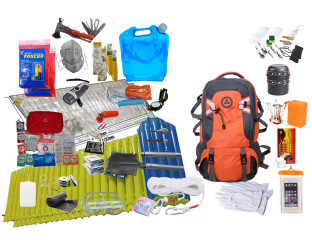 Zestaw survivalowy "Standard" dla 2 osób, Orange