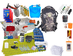 Zestaw survivalowy "Standard" dla 3 osób, Khaki
