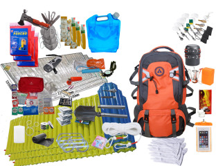 Zestaw survivalowy "Standard" dla 3 osób, Orange